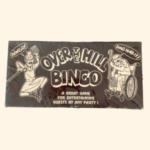 Over The Hill Bingo Vintage 1991 Party Game Forum Novelties New Factory Sealed